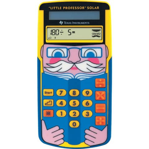 Rechner Little Professor Solar TEXAS 101818 103084 77x150x18mm BxHxT