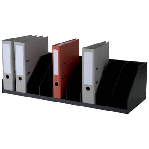 Sortierablage 9 Fächer schwarz PAPERFLOW 4945.01