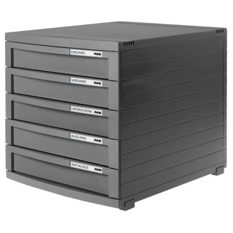 Schubladenbox 5 Laden dunkelgrau HAN 1505-191 CONTUR