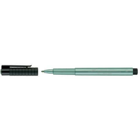 Tuschestift PittArtistPen grün FABER CASTELL 167394 met.1.5mm