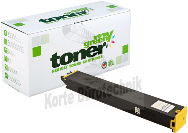 my green toner Toner-Kit gelb (210655) ersetzt MX61GTYA