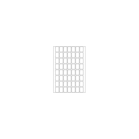 Vielzwecketiketten 12x18mm weiß HERMA 2340 1792 Stück permanent haftend