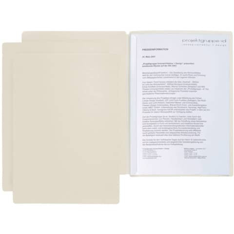 Präsentationsmappe Star beige PAGNA 22008-09 2tlg