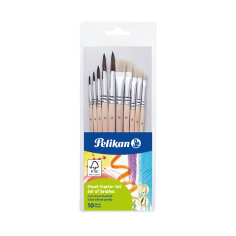Haarpinsel Starter 10ST sort. PELIKAN 400191587 700405 PI10/SB
