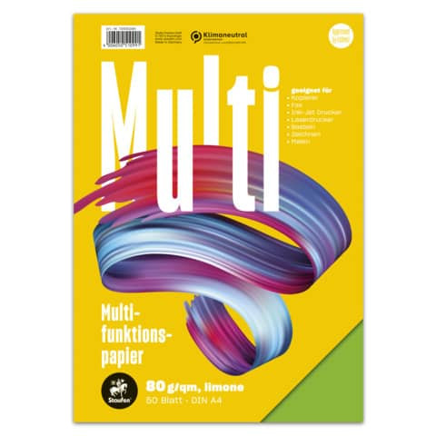 Kopierpapier A4 80g 50BL limone STAUFEN STYLE 734051099 Multifunktion