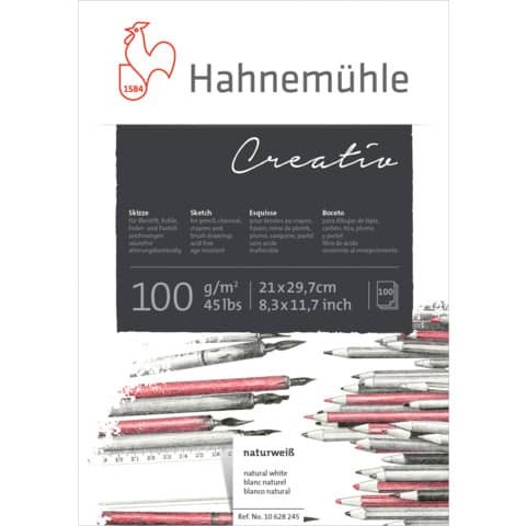 Skizzenblock A4 100BL 100g HAHNEMÜHLE 10628245