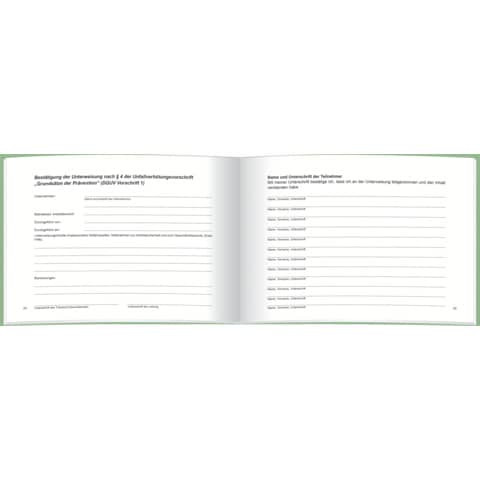 Unterweisungsbuch A5quer RNK 24Bl 3122