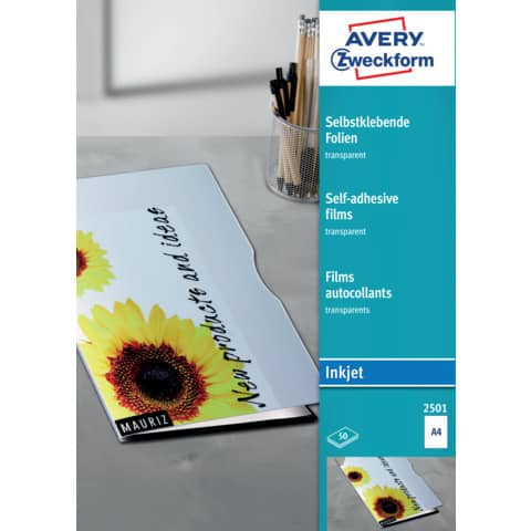 Inkjetfolie SK A4 50BL ZWECKFORM 2501 0.14mm
