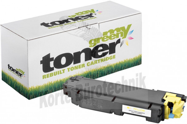 my green toner Toner-Kit gelb (152139) ersetzt TK-5140Y