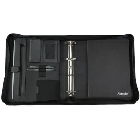 Konferenzmappe Arezzo schw. JÜSCHA 30025 Kunstleder