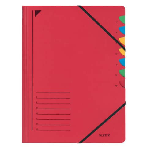 Ordnungsmappe A4 rot LEITZ 3907-00-25 Karton