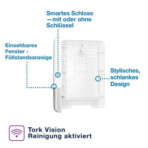 Handtuchspender XPress weiß TORK 552000 Elevation