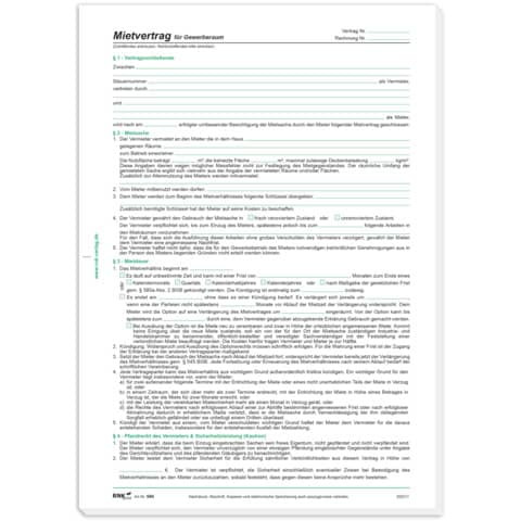 Mietvertrag A4 5Bl Gewerberaum RNK 598/10 Pg10St