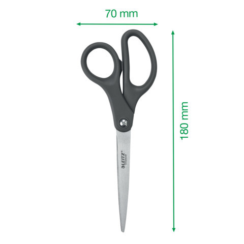 Schere Titan 180mm dunkelgrau LEITZ 5421-00-89