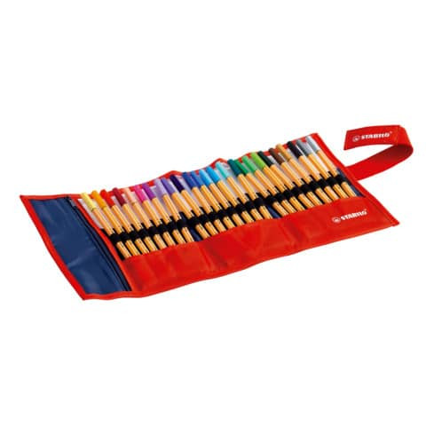 Tintenroller Set Point 88 sort STABILO 8825-021 Rollerset