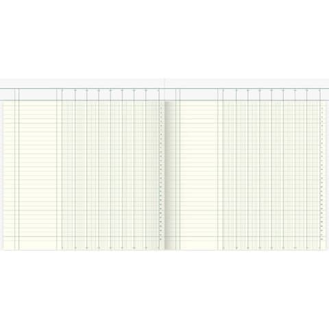 Spaltenbuch 27,7x29,7 8SP 40BL K+E 86-11081 Karton Kopfl.