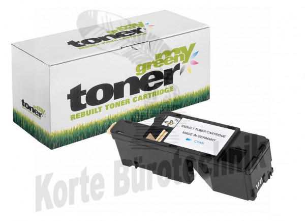 my green toner Toner-Kartusche cyan HC (121128) ersetzt 0613