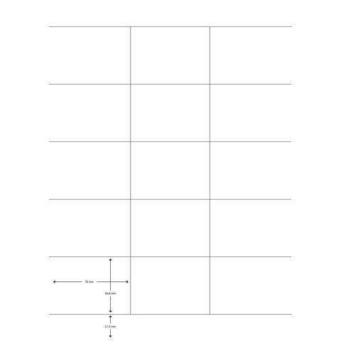 Universaletikett 70,0x50,8 wss Q-CONNECT KF02446 100Bl 1500St