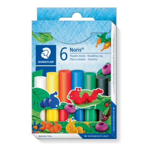 Plastilin-Knete Noris Club® 6 Farben in Kartonetui