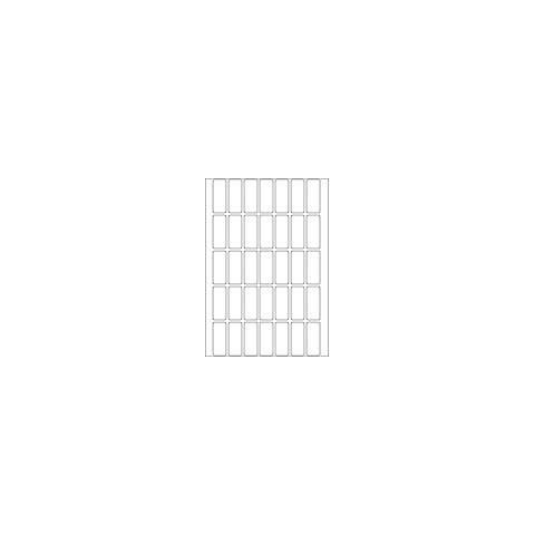 Etiketten 12x30mm 1120 Stück weiß HERMA 2350 permanent haftend