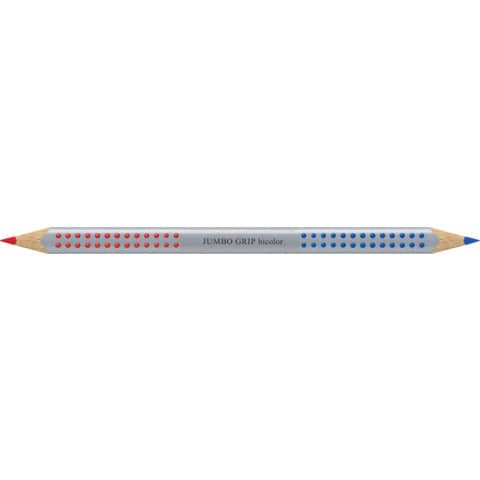 Silbentrennstift Jumbo Grip rot/blau FABER CASTELL 110910 Bicolor