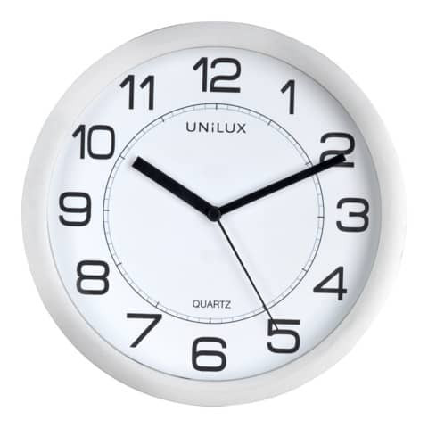 Wanduhr ATTRACTION Ø 22 cm metallgrau UNILUX 400094404 magnetisch