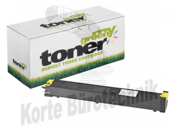 my green toner Toner-Kit gelb (210150) ersetzt MX-31GTYA