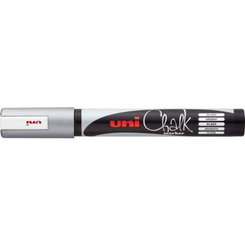 Kreidemarker Uni Chalk silber UNI-BALL 186211 PWE-5M