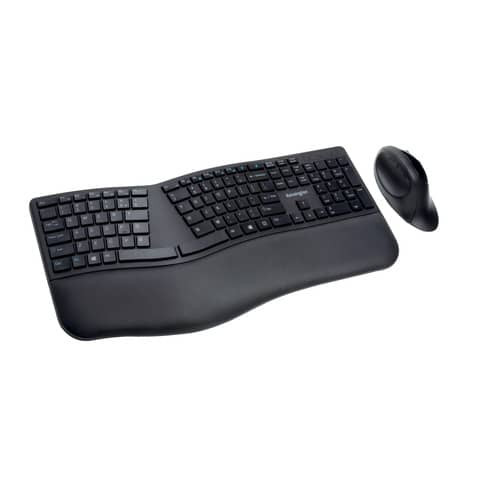 Pro Fit® Ergo-Tastatur Set - schwarz