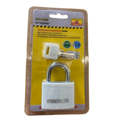 Vorhangschloss Messing Q-CONNECT KF14302 DVK0090 mit Schlüs