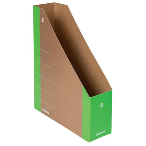Stehsammler Karton A4/8cm neongrün DONAU 3550001FSC-06 Life