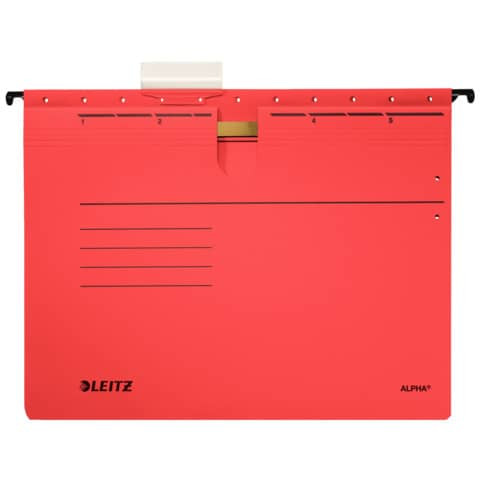 Hängehefter Alpha rot LEITZ 1984-00-25 Karton 250g