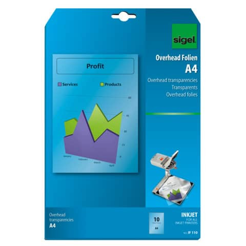 Inkjet Folie A4 SIGEL IF110 10BL