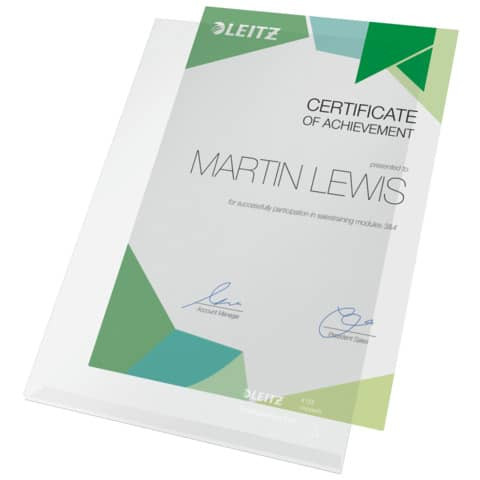 Sichthülle A5 farblos LEITZ 41550000 PVC-Hartfolie