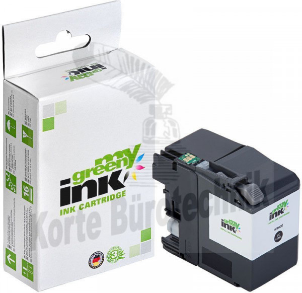 my green ink Tintenpatrone schwarz HC (101403) ersetzt LC-129XLBK