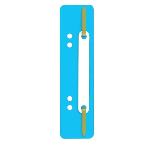Heftstreifen PP 34x150mm 25ST hellblau Q-CONNECT 2012500510 Plastikdeckleiste