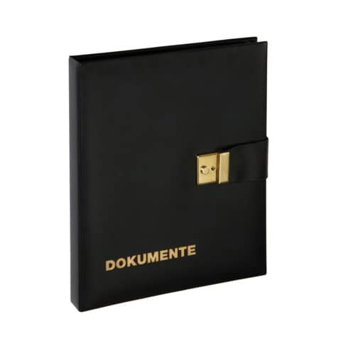 Dokumentenmappe schwarz PAGNA 30503-01 Kunstl.