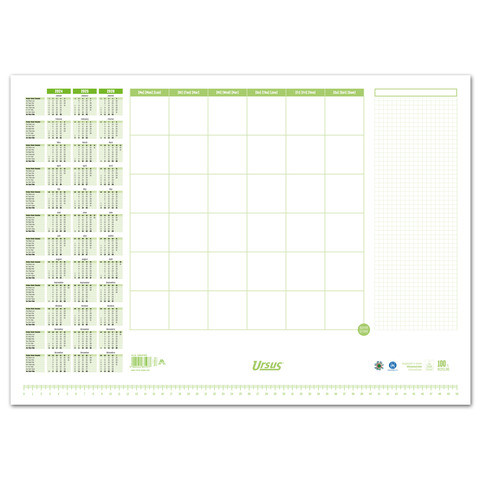 Schreibunterlage Papier 30Bl URSUS 036447000 52,5x37,5 70g