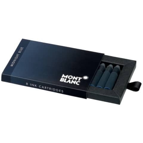 Tintenpatronen 8ST blauschwarz MONTBLANC MB128199/105195