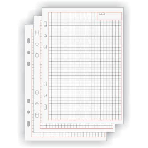 Ersatzeinlage A5 kariert BIND 2544 50BL Papier