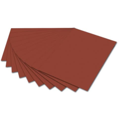 Fotokarton 50x70cm rotbraun FOLIA 6174E 300g