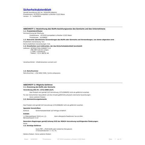 Tinte ersetzt Brother LC223 Multipack Q-CONNECT KF14252