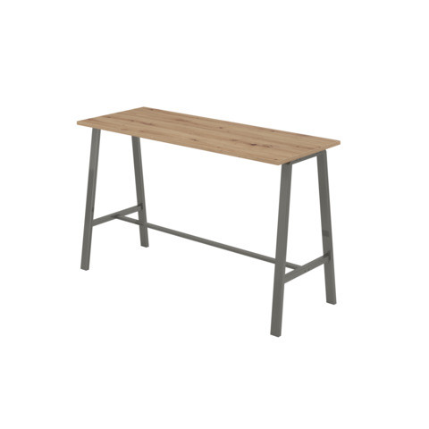 Stehtisch 175x68x104cm asteiche/stahl HAMMERBACHER VMPA17/R/T