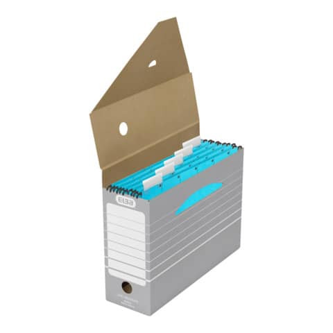 Archivbox Tric grau/weiß ELBA 100333274 83422