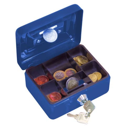 Geldkassette Gr.0 farbig sort. WEDO 144099 125x95x63mm