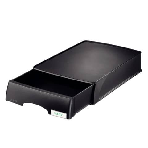 Briefkorb A4 plus schwarz LEITZ 5210-00-95 m. Schublade