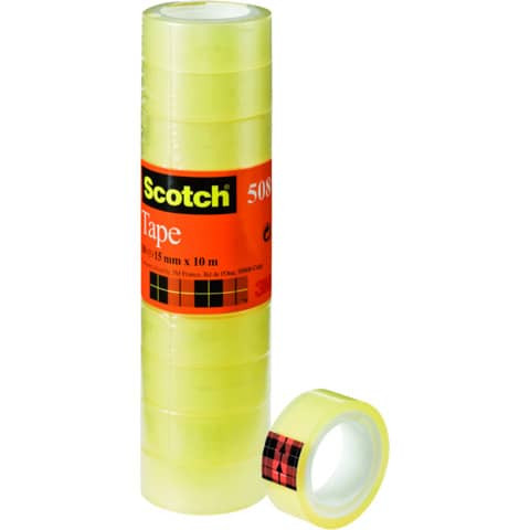 Klebefilm 15mmx10m transparent SCOTCH 5081510 10RL