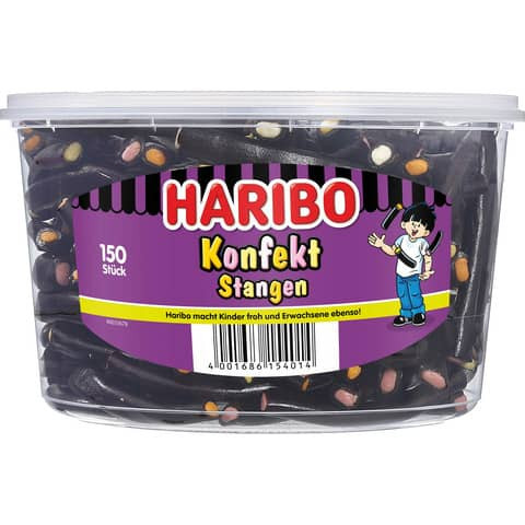 Fruchtgummi Konfekt 150ST HARIBO 139610008 Stangen