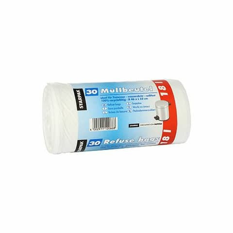 Müllbeutel, LDPE 18 l 30St. STARPAK 12066 52x46cm