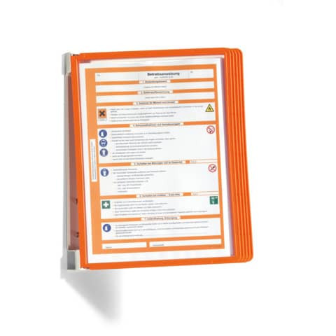 Sichttafelsystem orange DURABLE 5551 09 Vario Wall 5